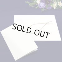 パンフレット ブックセット（A4横２つ折り・白無地）