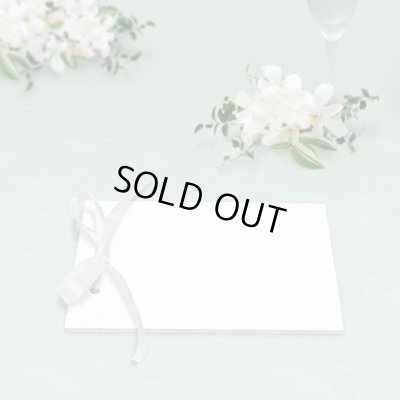 画像1: ゲストブック 表紙 ミニ・白無地